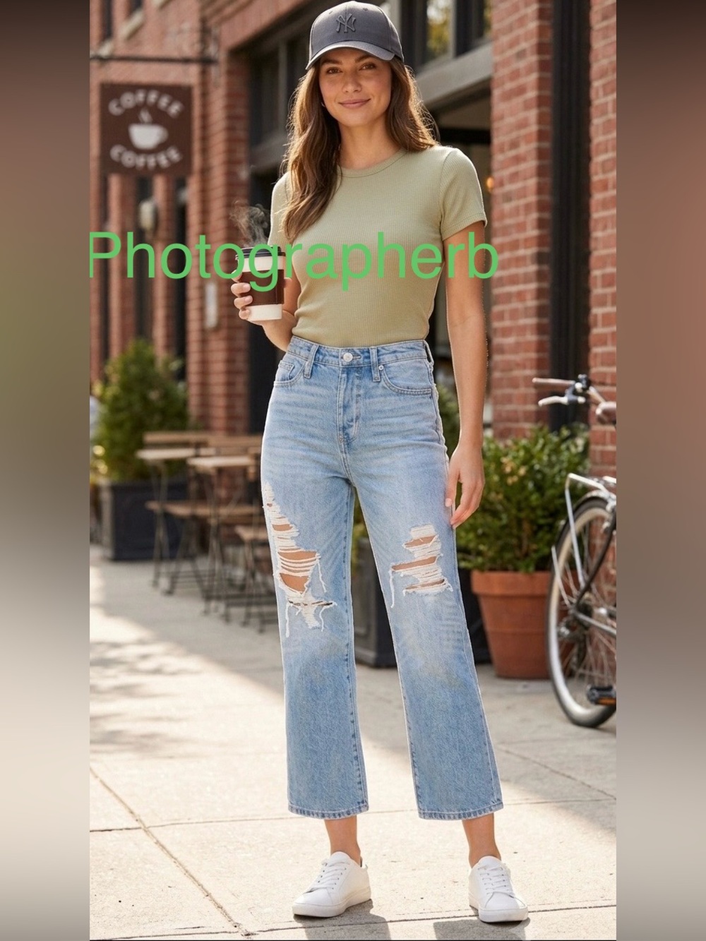 NWT Blank NYC The Baxter Rib Cage Straight Leg Distressed Jean 28